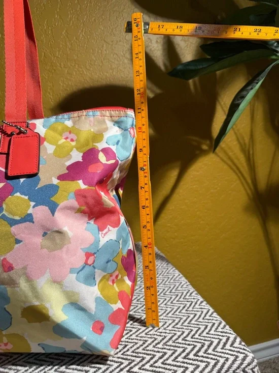 Coach 3pc Getaway Floral Travel Set Weekender Pouch & Crossbody - Picture 15 of 16